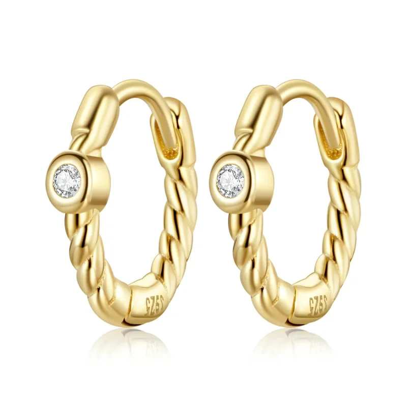 (image for) PANDORA Style French Hoop Earrings - SCE1255 - Product Image