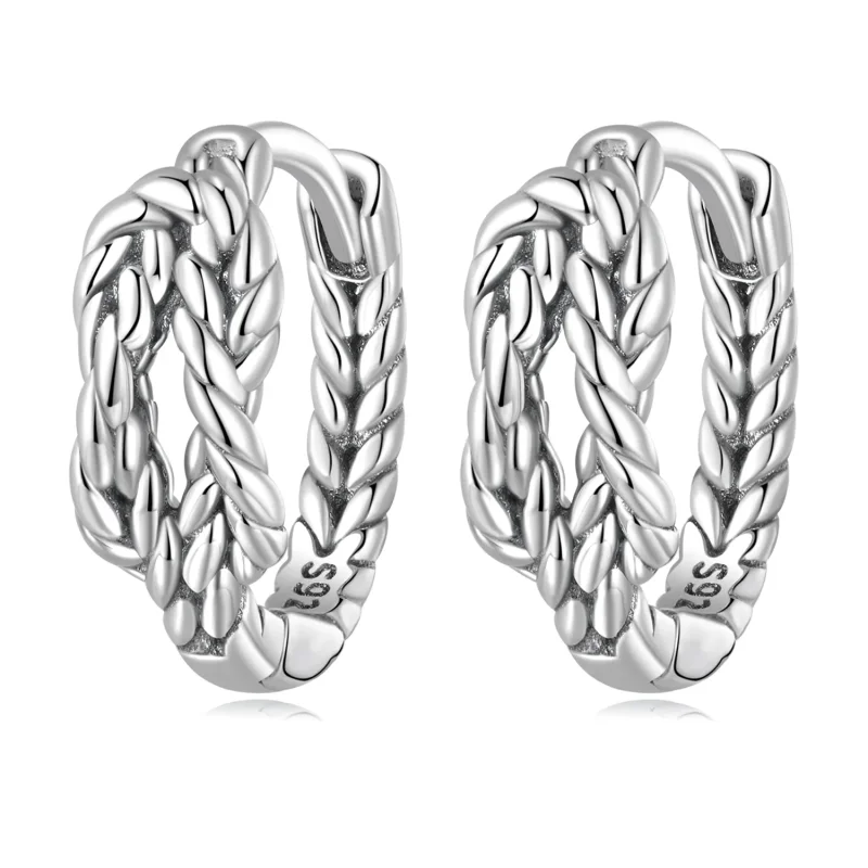(image for) PANDORA Style Knot Hoop Earrings - SCE1523 - Product Image