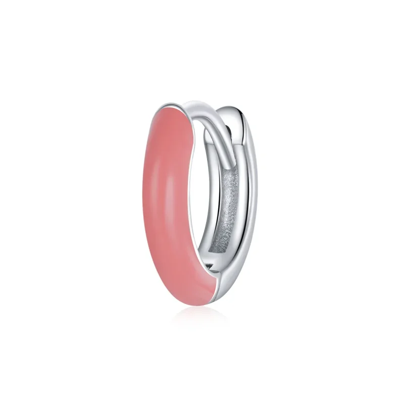 (image for) PANDORA Style Little Pink Hoop Earrings - BSE488-PK - Product Image
