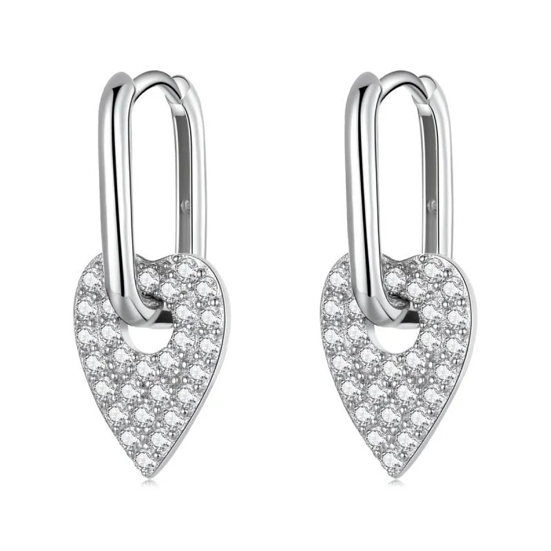 (image for) PANDORA Style Love Party Hoop Earrings - BSE569 - Product Image