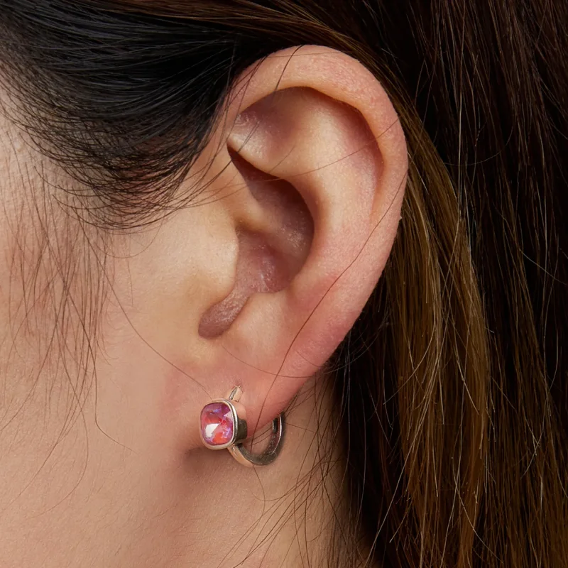 (image for) PANDORA Style Mocha Fluorescent Hoop Earrings - SCE1412 - View 5