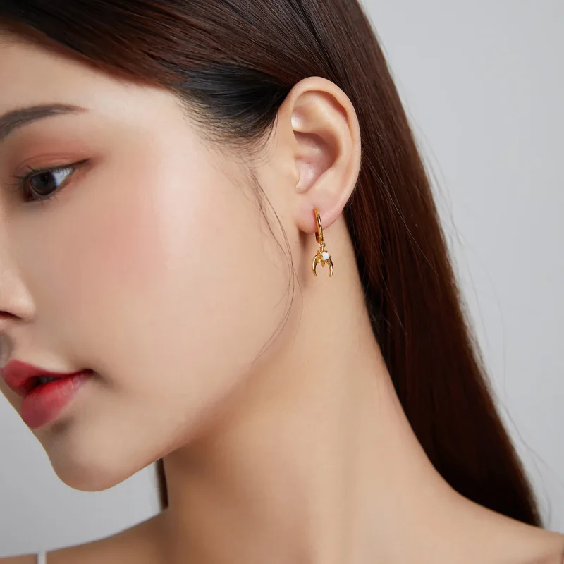 (image for) PANDORA Style Mysterious Spain - Starburst Hoop Earrings - SCE1145 - View 7