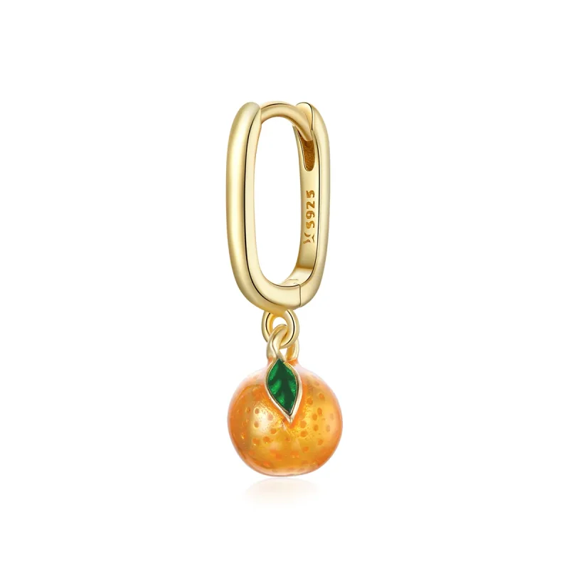 (image for) PANDORA Style Orange Fun Hoop Earrings - SCE1078 - Product Image