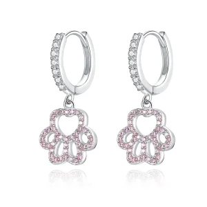 (image for) PANDORA Style Pet Imprint Hoop Earrings - SCE771