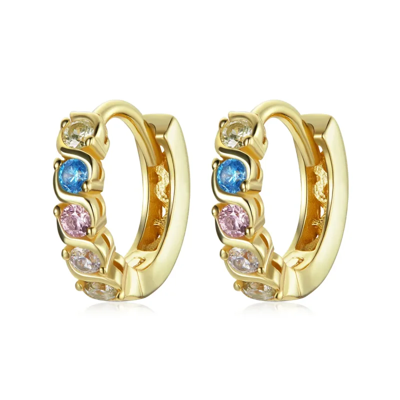 (image for) PANDORA Style Shine Hoop Earrings - SCE1166-B - Product Image