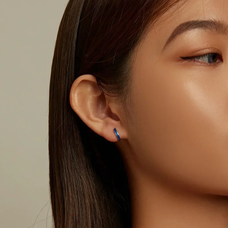 (image for) PANDORA Style Simple Hoop Earrings - SCE1360 - View 5