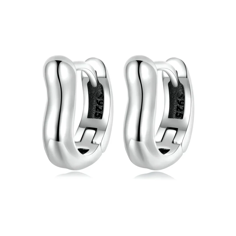 (image for) PANDORA Style Simple Silver Hoop Earrings - SCE1439 - Product Image