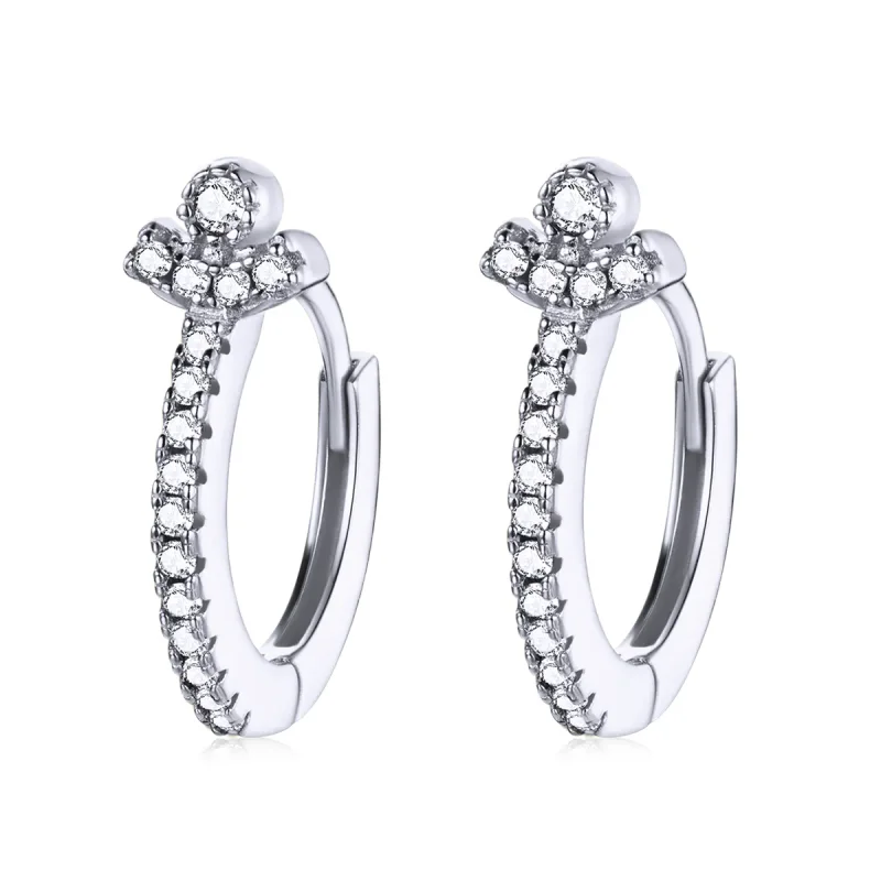 (image for) PANDORA Style Urban Fashion Hoop Earrings - SCE1186-A - Product Image