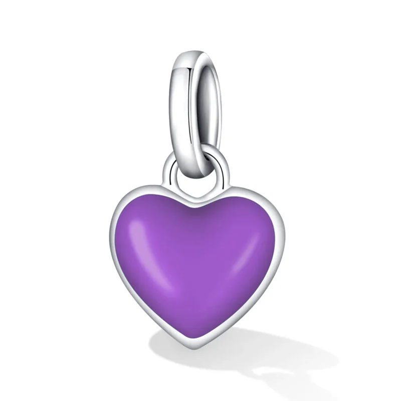 (image for) PANDORA Me Style Love - Grape Purple Charm - SCP063-VT - View 2