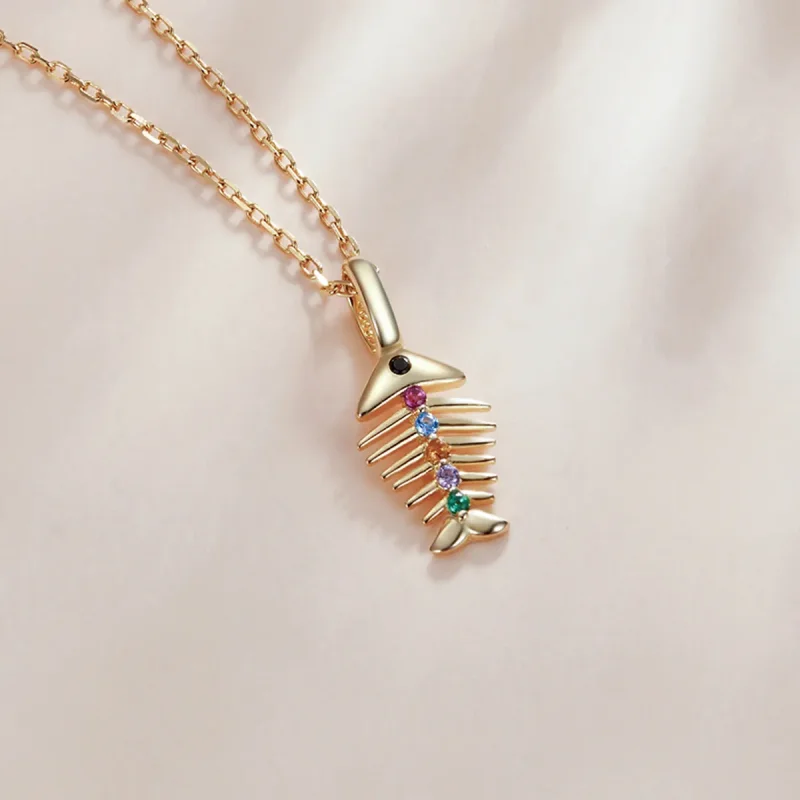 (image for) PANDORA Me Style Pop Art - Fishbone Charm - SCP054 - View 2