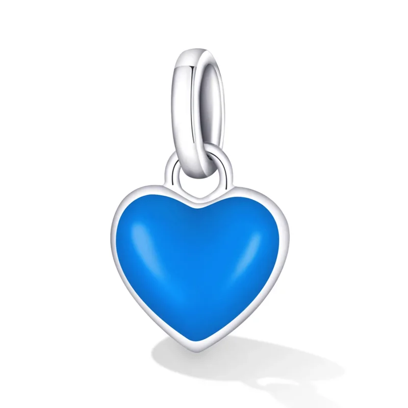 (image for) PANDORA Me Style Sky Blue Love Charm - SCP063-BU - View 2