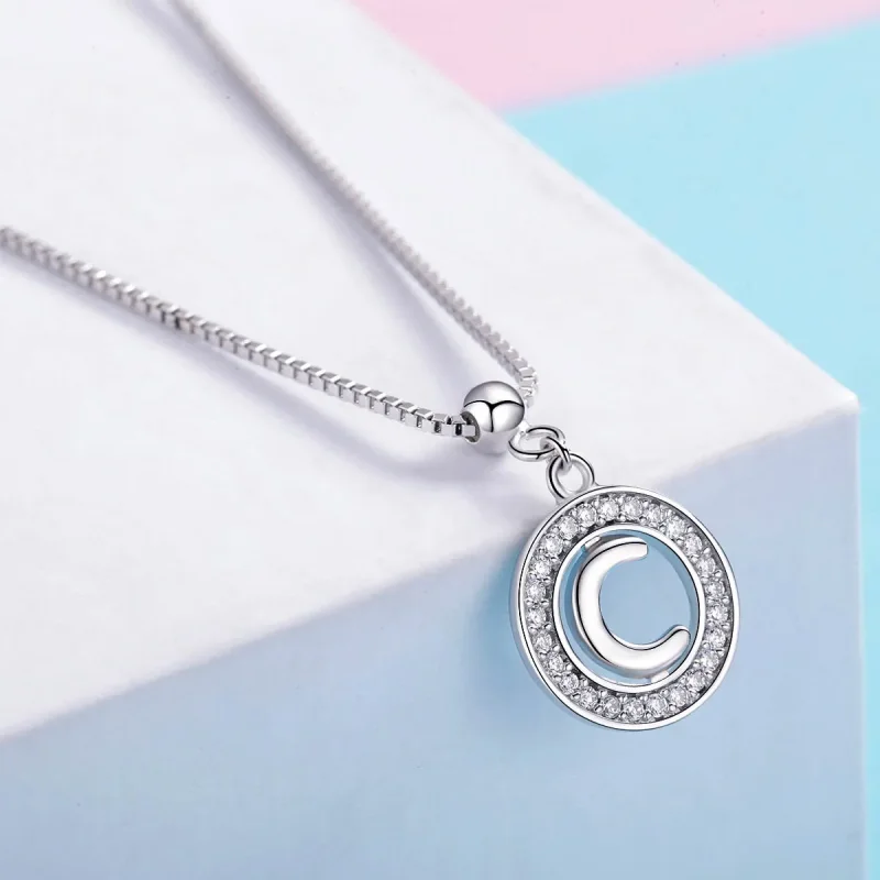 (image for) PANDORA Me Style Wish Letter-C Charm - BSP001-C - View 4