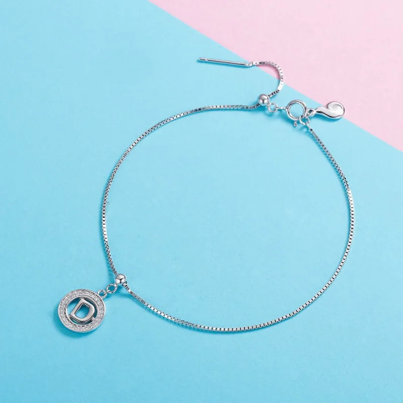 (image for) PANDORA Me Style Wish Letter-D Charm - BSP001-D - View 2