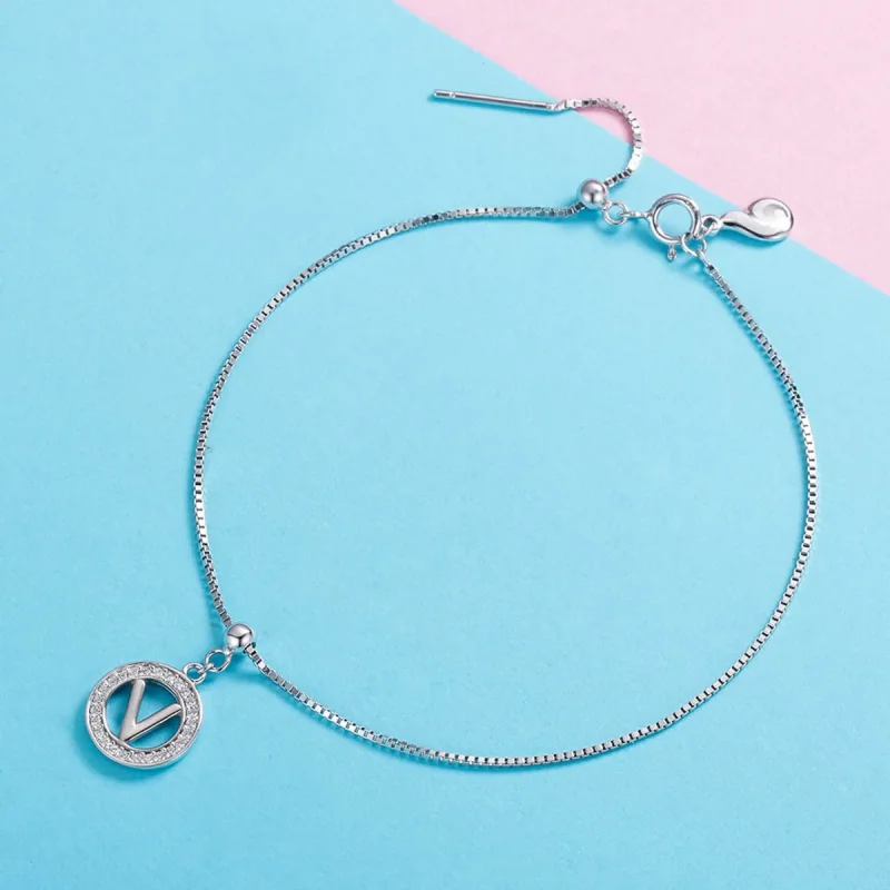 (image for) PANDORA Me Style Wish Letter-V Charm - BSP001-V - View 2