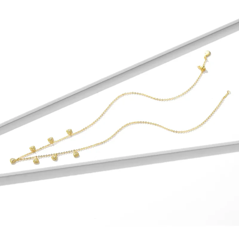 (image for) PANDORA Style Braided Geometry Necklace - BSN136 - View 4