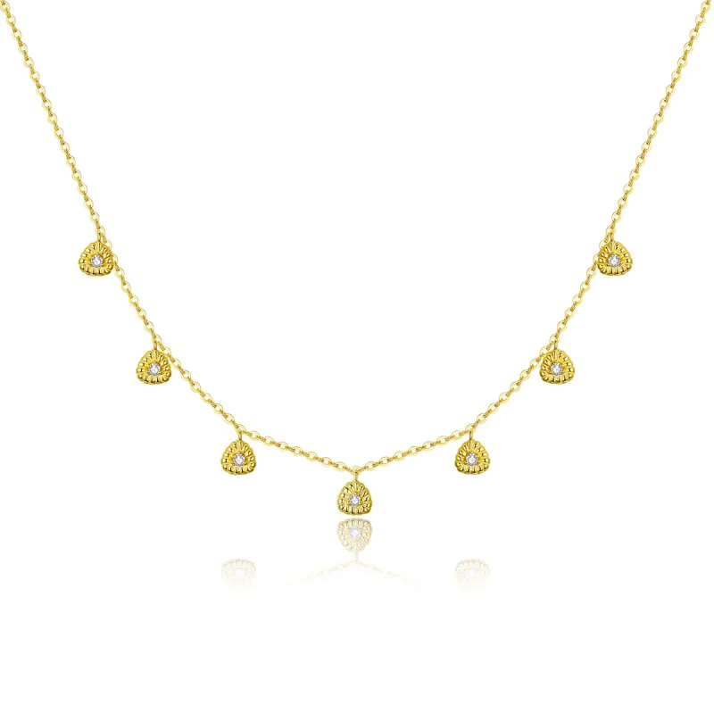 (image for) PANDORA Style Braided Geometry Necklace - BSN136 - Product Image