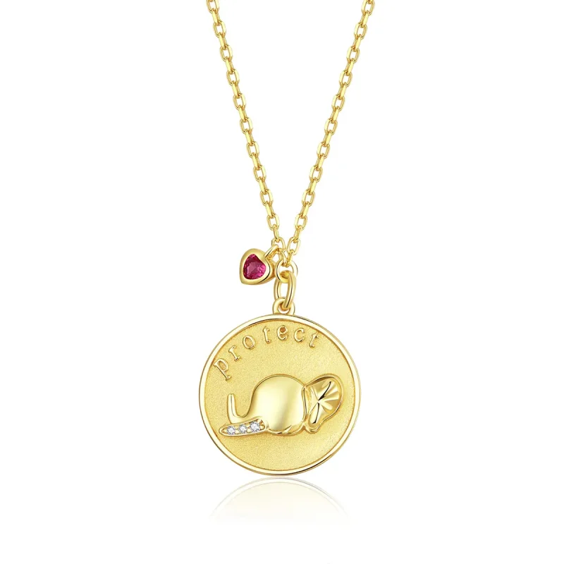 (image for) PANDORA Style Elephant Relief Necklace - BSN173 - Product Image