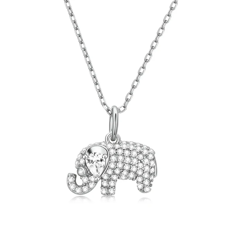 (image for) PANDORA Style Exquisite Elephant Necklace - BSN239-A - Product Image