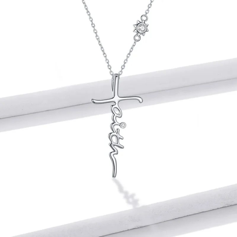 (image for) PANDORA Style Faith of The Cross Necklace - BSN231 - View 5