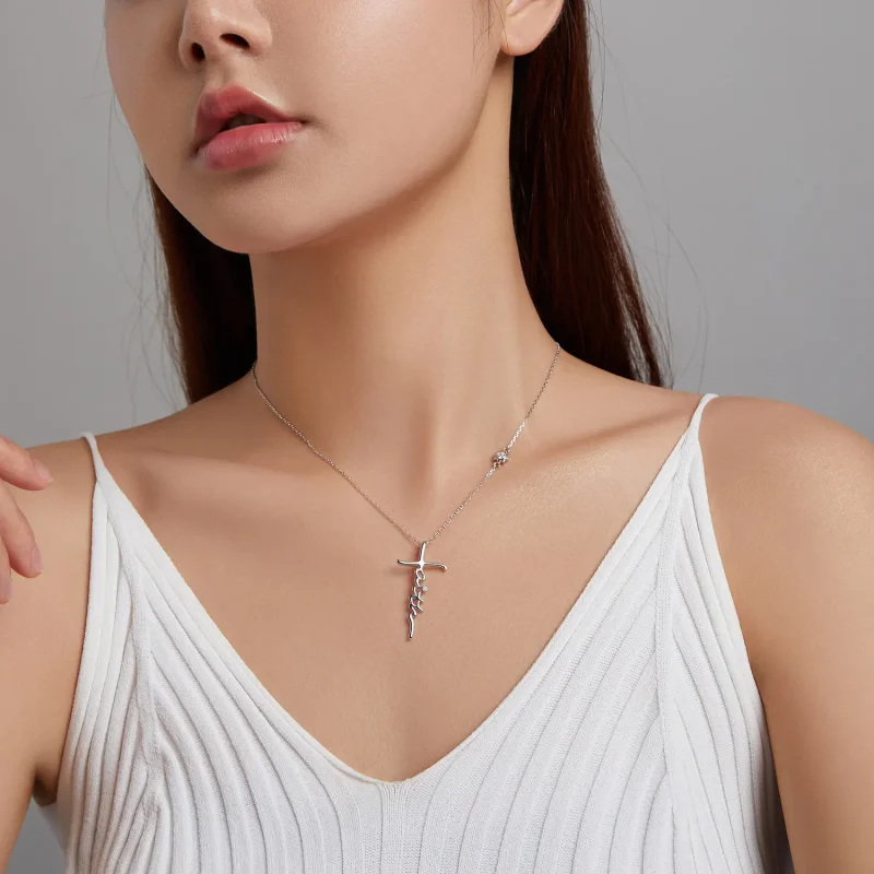 (image for) PANDORA Style Faith of The Cross Necklace - BSN231 - View 9