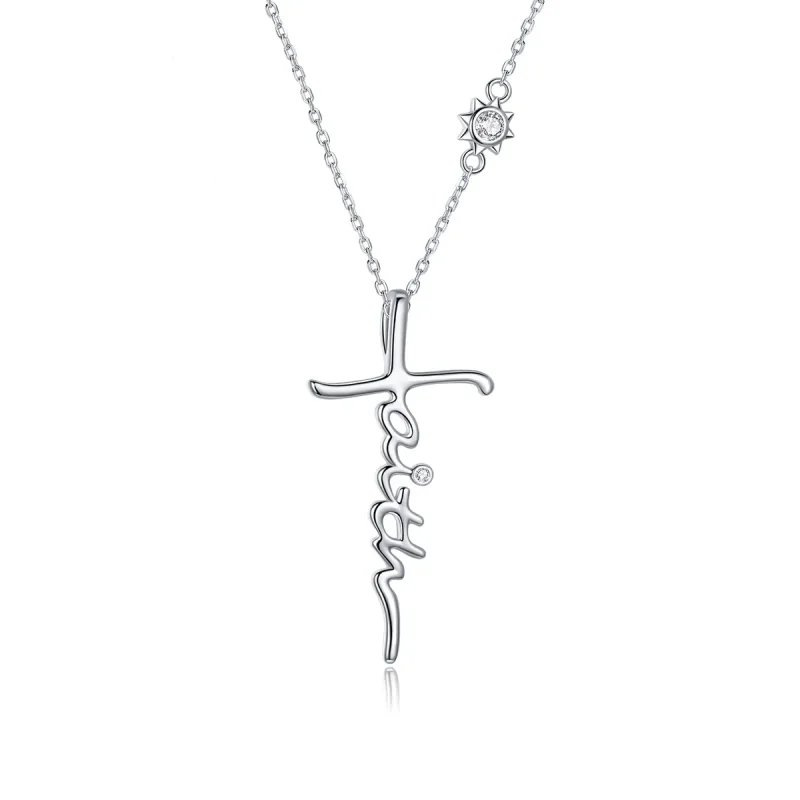 (image for) PANDORA Style Faith of The Cross Necklace - BSN231 - Product Image