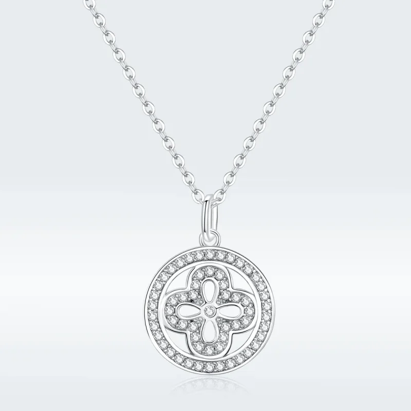 (image for) PANDORA Style Four Leaf Clover Necklace - BSN142 - Product Image