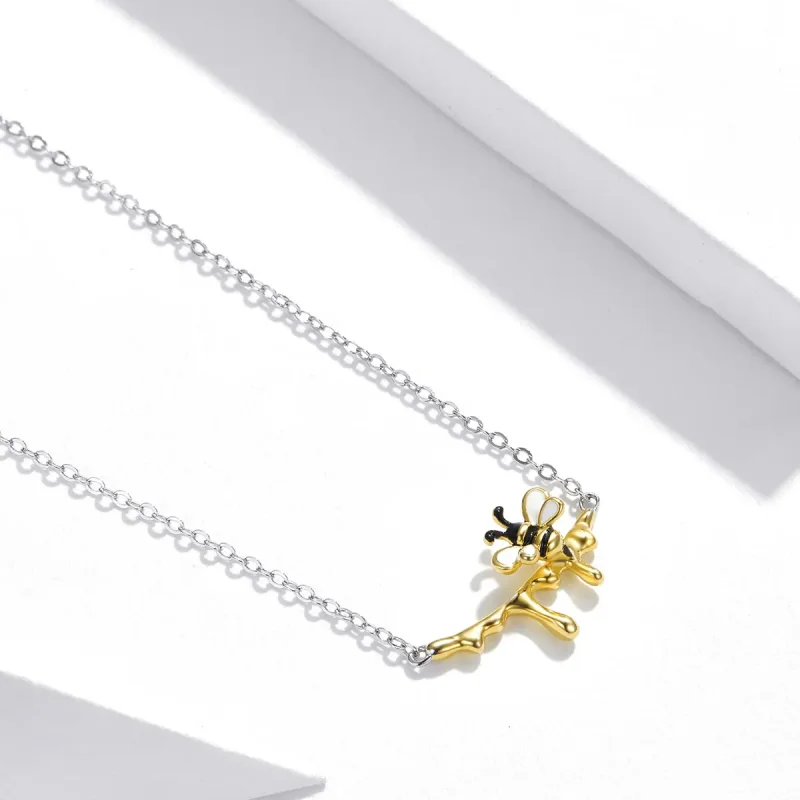 (image for) PANDORA Style Honey and Bee Necklace - SCN460 - View 4