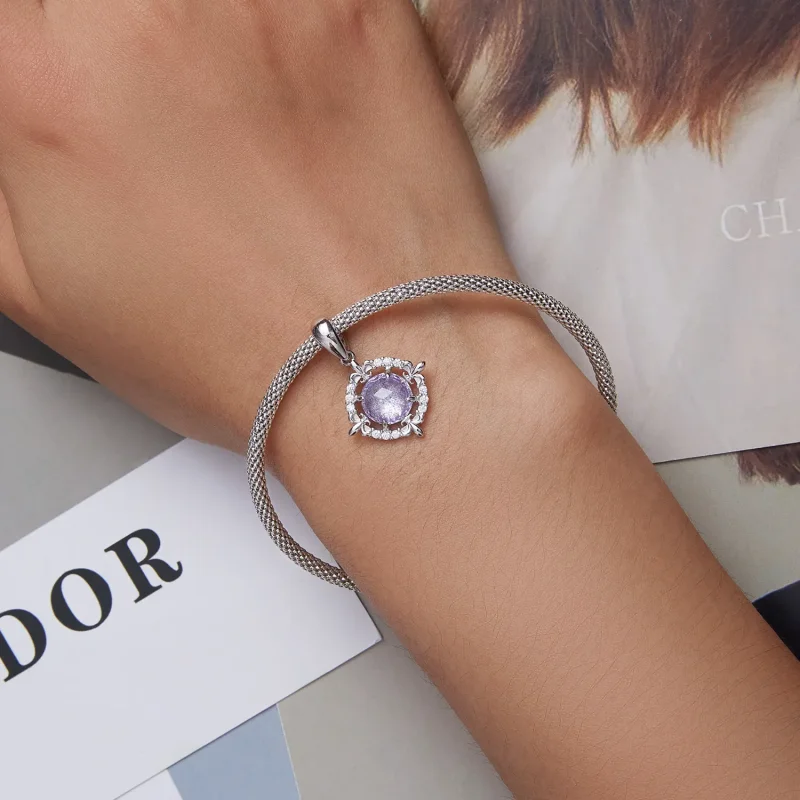 (image for) PANDORA Style Iris Necklace Pendant - BSC626 - View 5