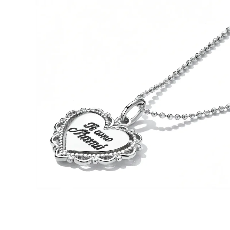 (image for) PANDORA Style Lace Love Necklace - SCN470 - View 3