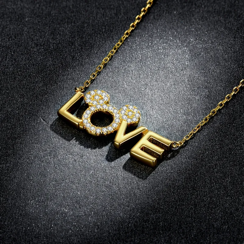 (image for) PANDORA Style Love Brand Necklace - BSN238 - View 5