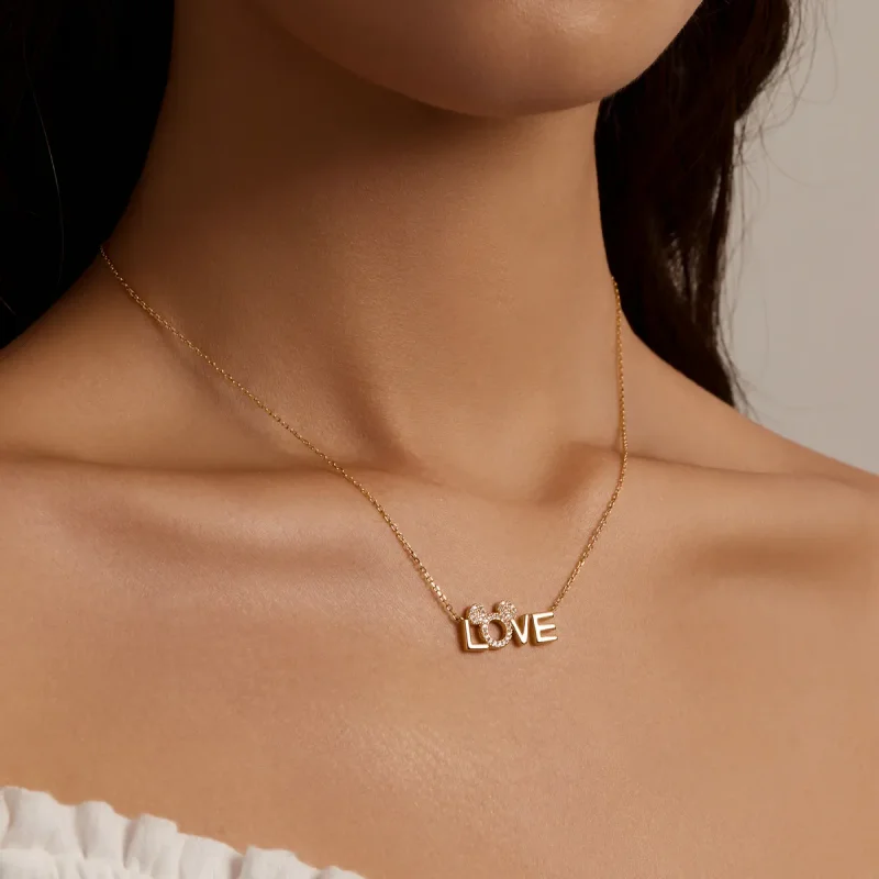 (image for) PANDORA Style Love Brand Necklace - BSN238 - View 7