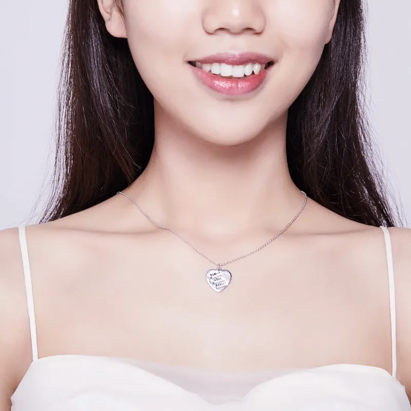 (image for) PANDORA Style Love Language Necklace - BSN058 - View 6