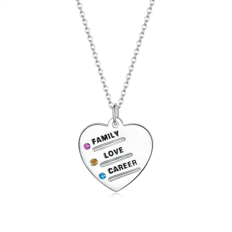 (image for) PANDORA Style Love Language Necklace - BSN058 - Product Image