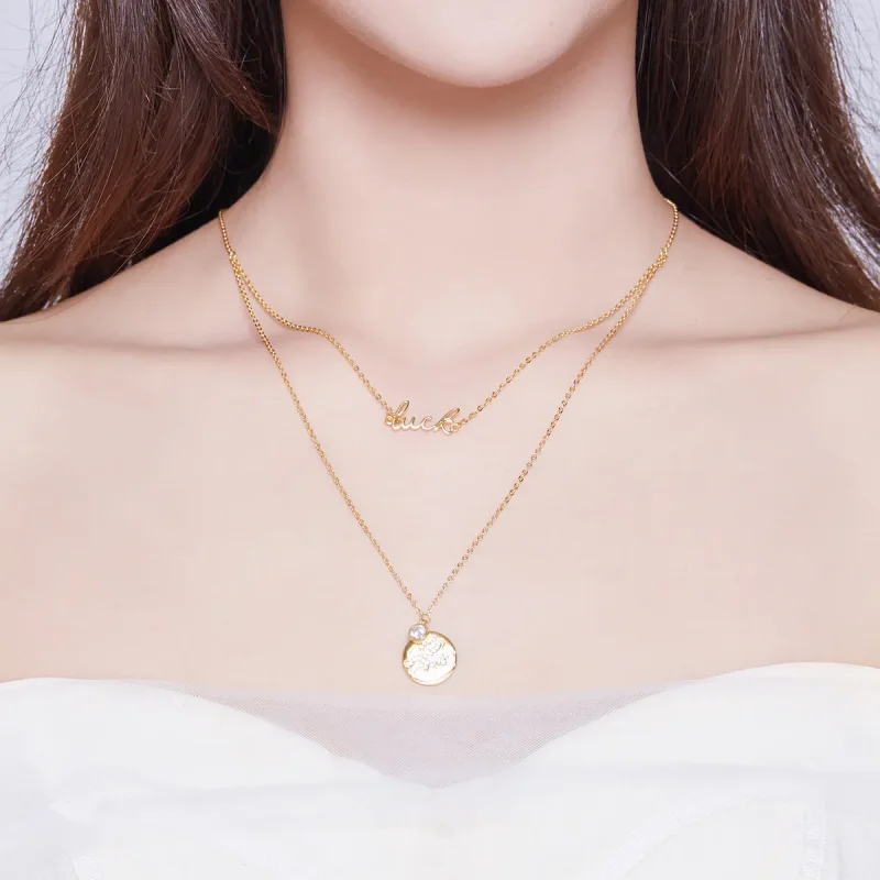 (image for) PANDORA Style Lucky Pig Necklace - BSN090 - View 7