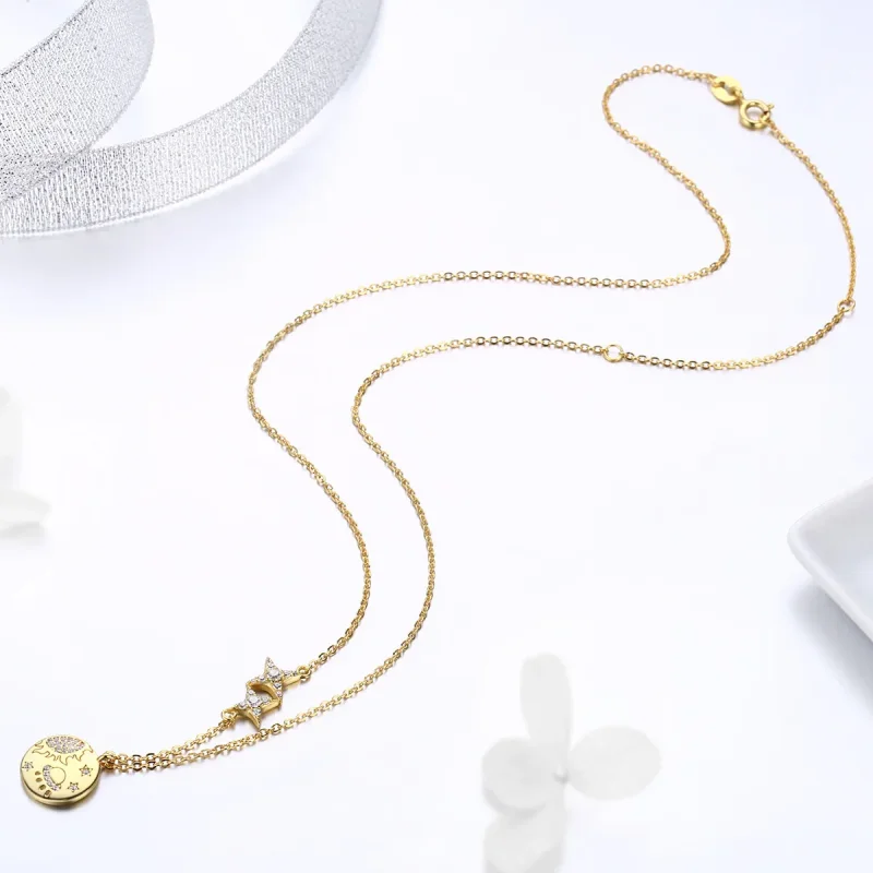 (image for) PANDORA Style Mysterious Interstellar Necklace - SCN281 - View 6