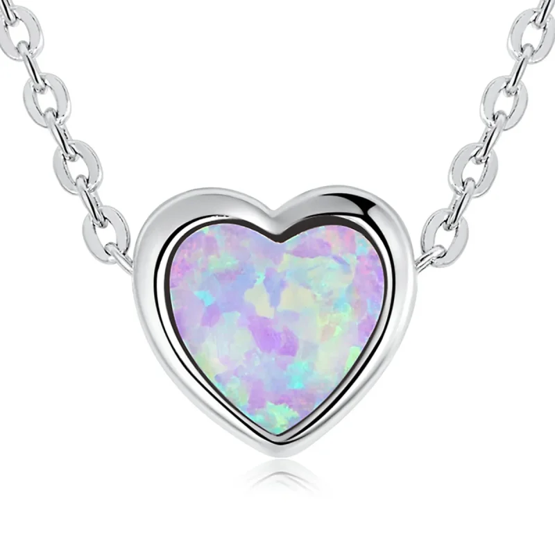 (image for) PANDORA Style Opal Love Necklace - SCN471 - Product Image