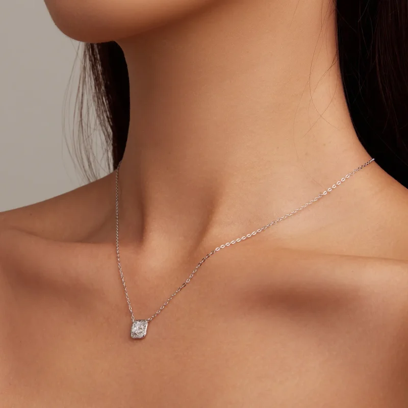 (image for) PANDORA Style Princess Ascher Necklace - BSN267 - View 7