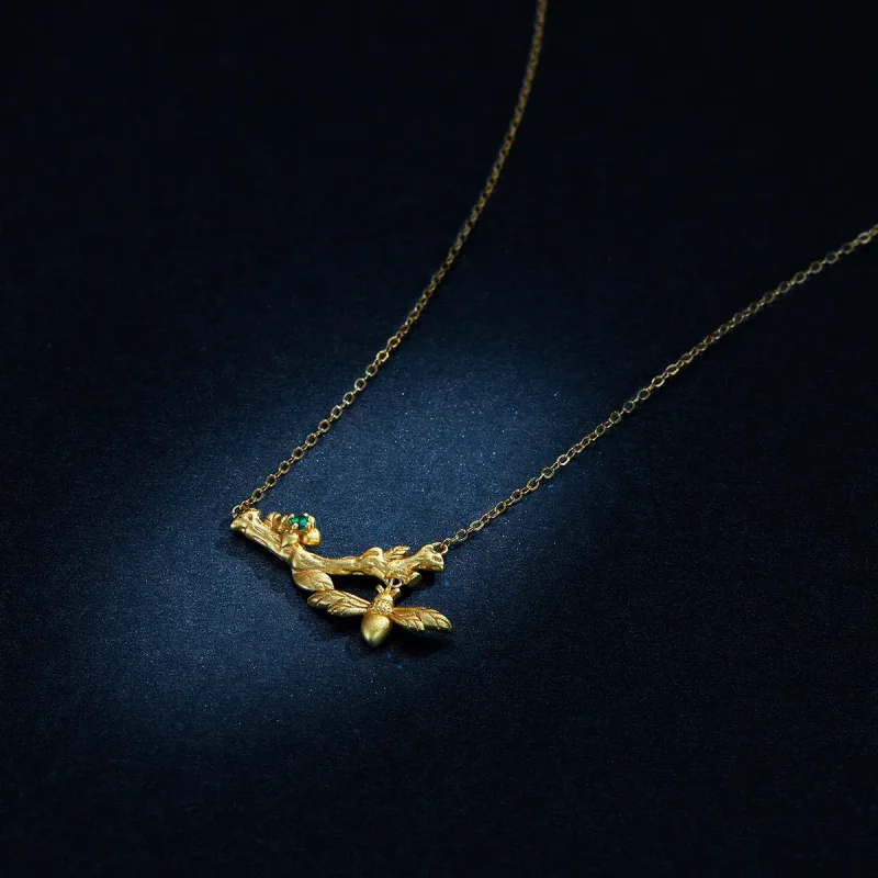 (image for) PANDORA Style Summer Flowers Necklace - BSN103 - View 5