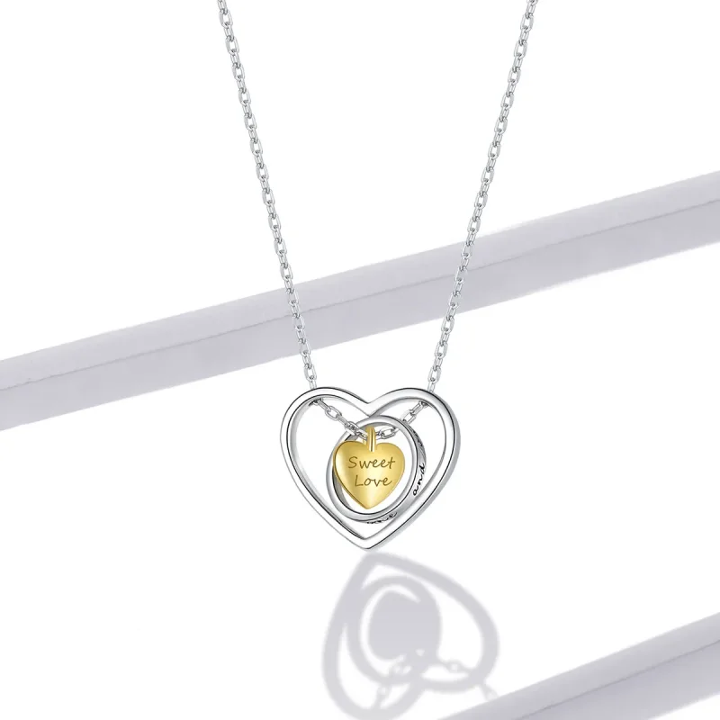 (image for) PANDORA Style Surrounded By Heart Necklace - BSN207 - View 6