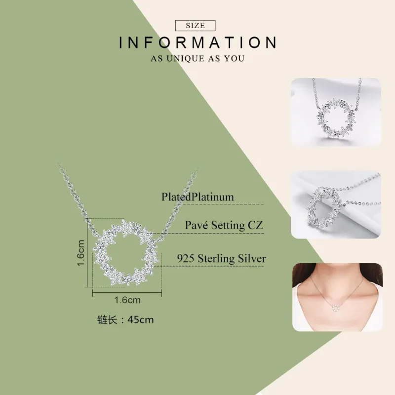 (image for) Pandora Style Silver Necklace, Full of Stars, Enamel - BSN028 - View 7