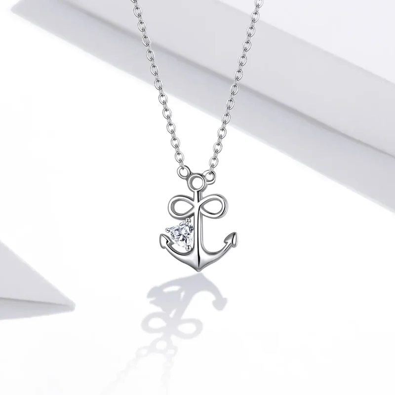 (image for) Pandora Style Silver Necklace, Loyal Love, Enamel - SCN458 - View 5