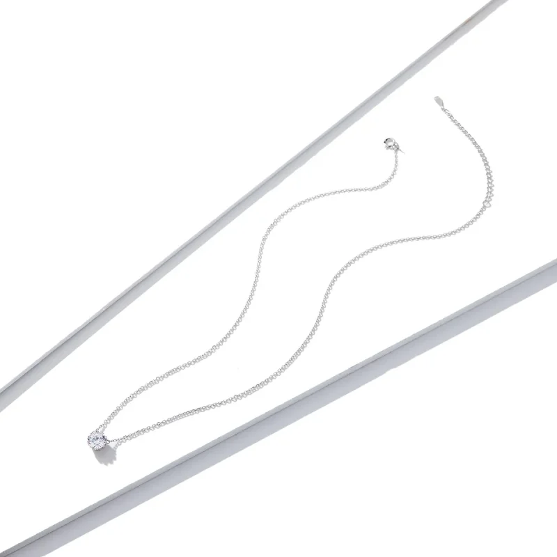 (image for) Pandora Style Silver Necklace, Shining Life, Enamel - BSN085 - View 2