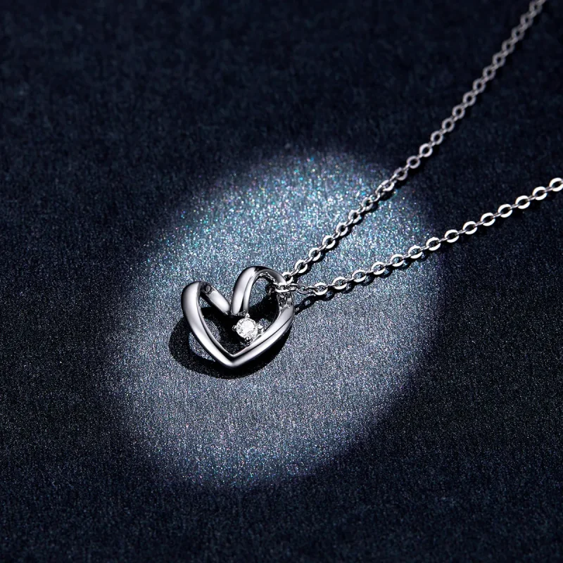 (image for) Pandora Style Silver Necklace, Thanksgiving Heart, Enamel - SCN450 - View 5