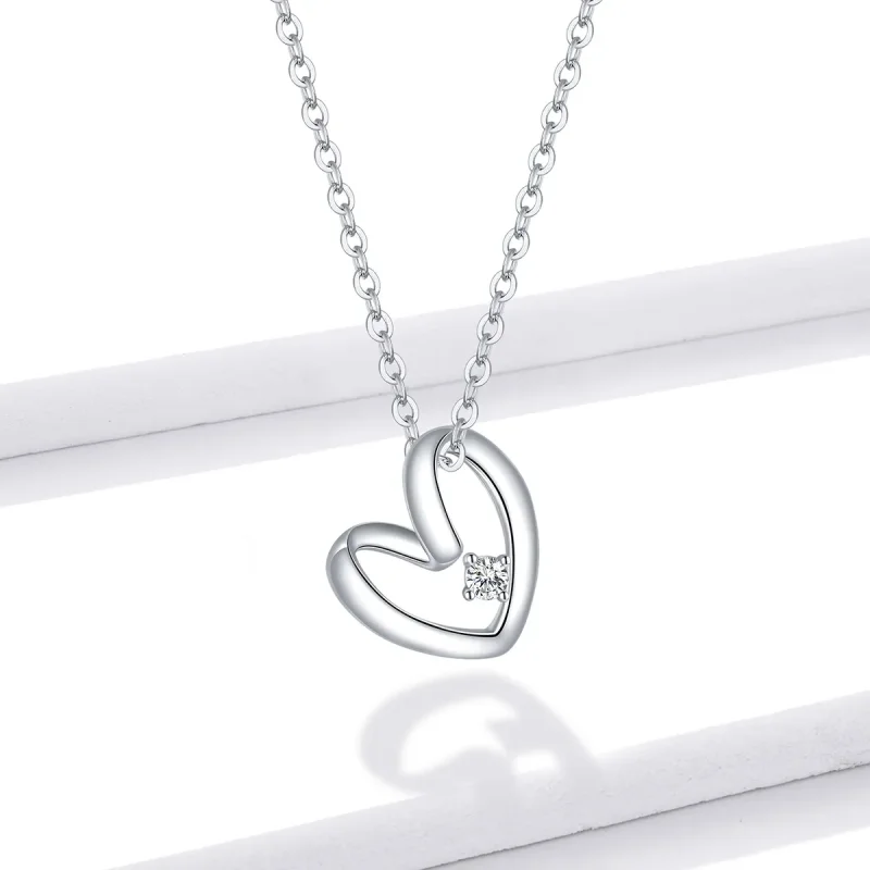 (image for) Pandora Style Silver Necklace, Thanksgiving Heart, Enamel - SCN450 - View 7