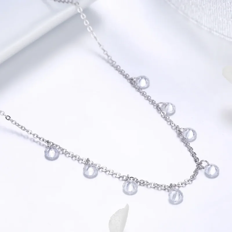 (image for) Silver Beauty of Simplicity Chain Necklace - PANDORA Style - SCN299 - View 4
