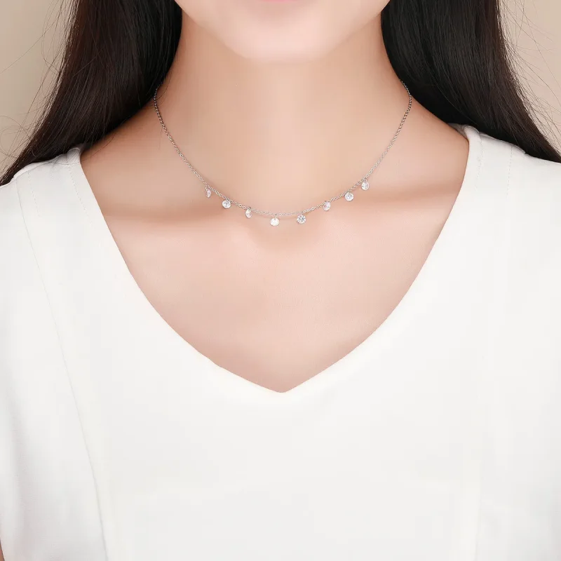 (image for) Silver Beauty of Simplicity Chain Necklace - PANDORA Style - SCN299 - View 6