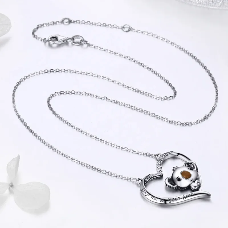 (image for) Silver Cute Fairy Necklace - PANDORA Style - SCN256 - View 3