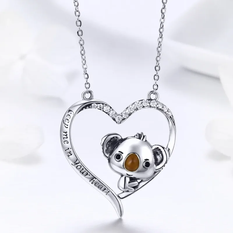(image for) Silver Cute Fairy Necklace - PANDORA Style - SCN256 - View 4