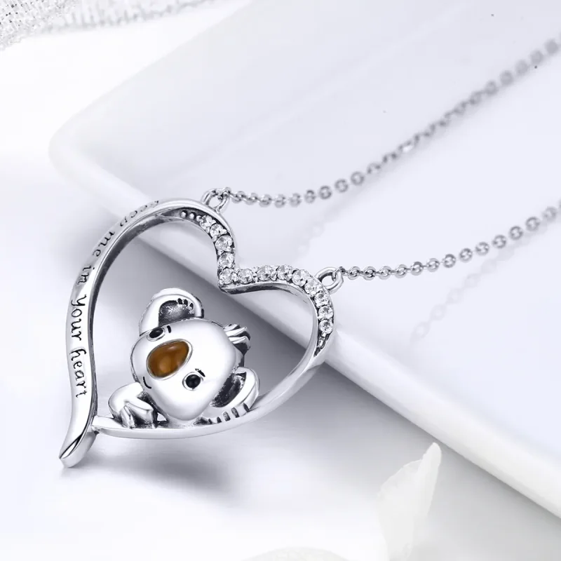 (image for) Silver Cute Fairy Necklace - PANDORA Style - SCN256 - View 5