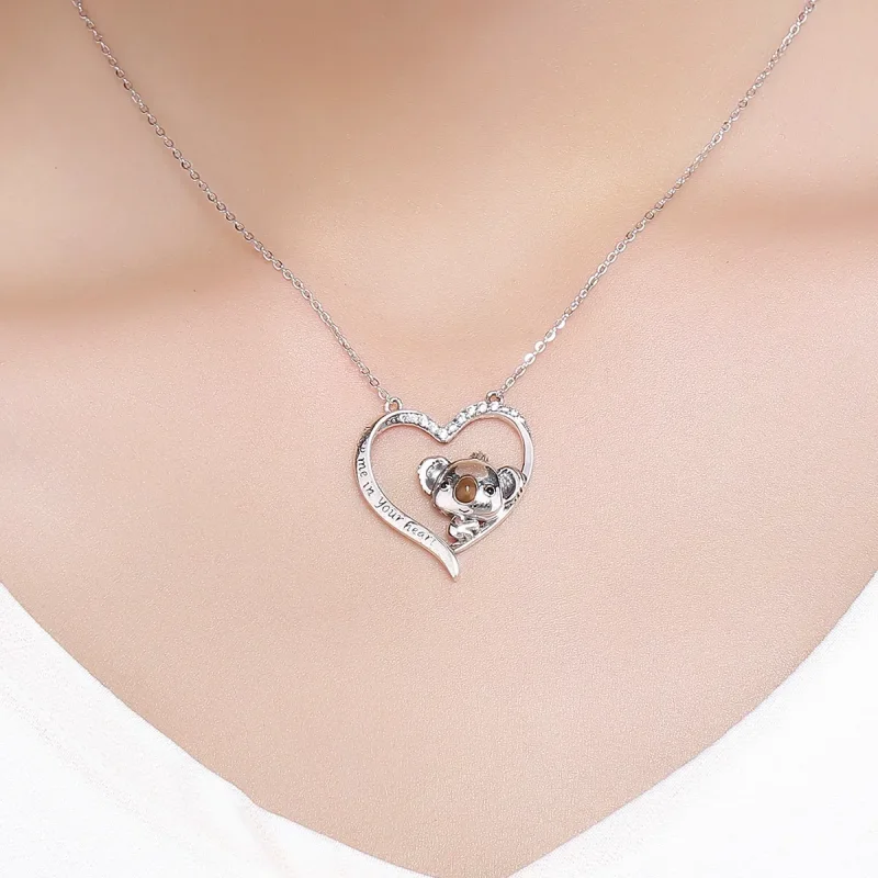 (image for) Silver Cute Fairy Necklace - PANDORA Style - SCN256 - View 7